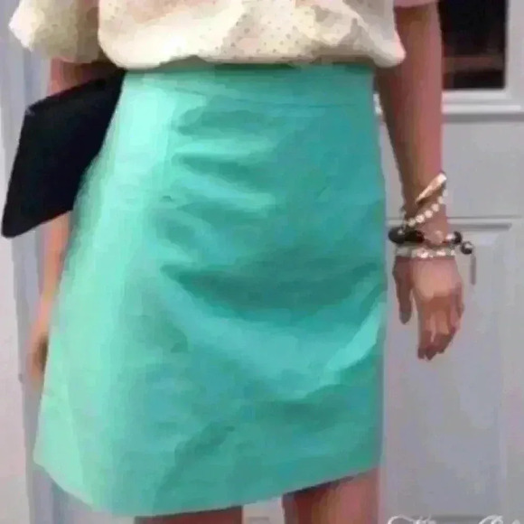J. Crew Mint Skirt - Picture 1 of 6
